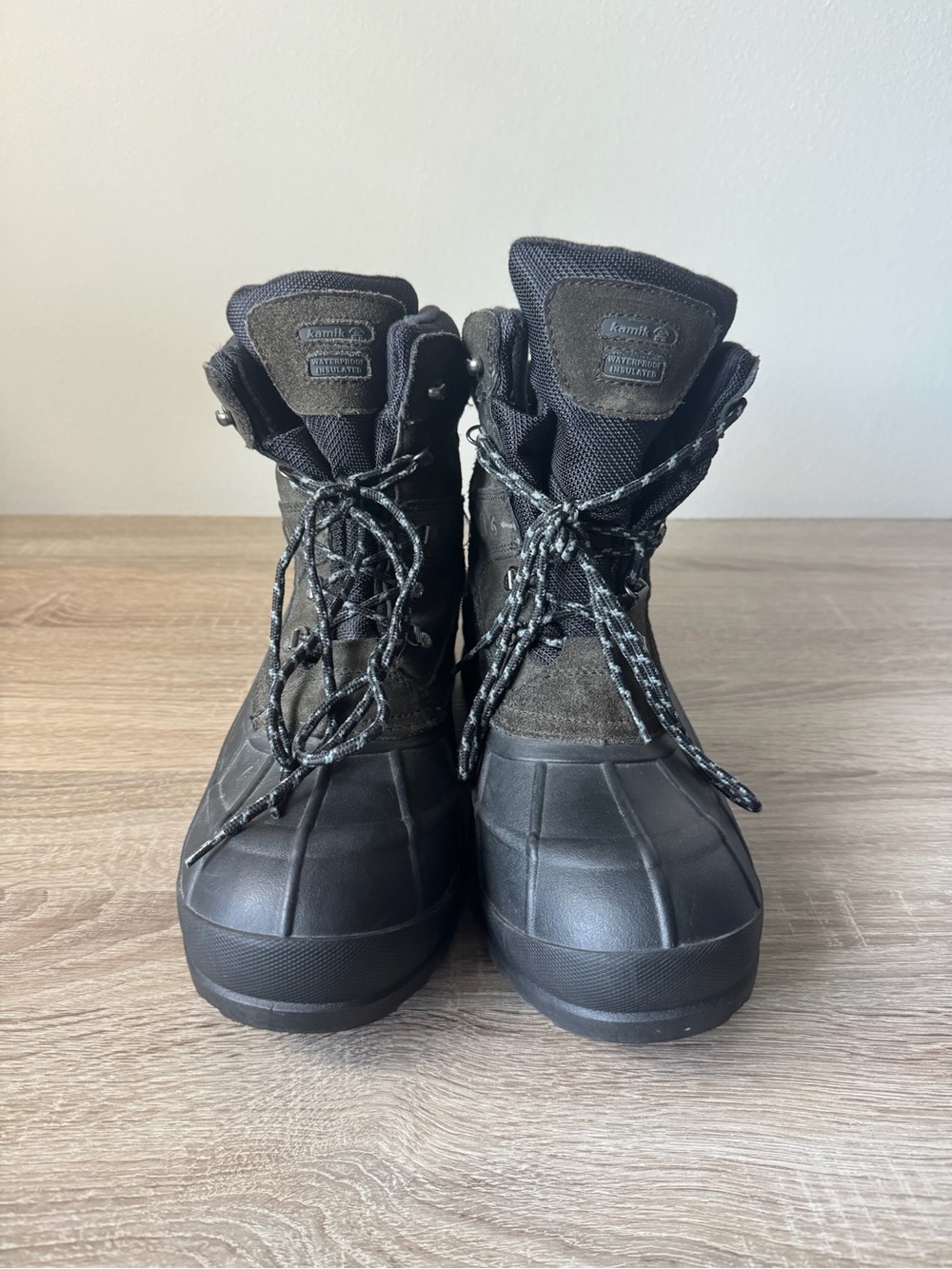 Kamik Fargo 2 Winter Snow Boots Mens US 14 Waterproof Thinsulate Black - Picture 2 of 6